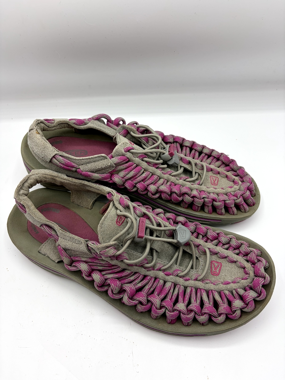 KEEN Women's Pink and Gray Outdoor Sandal